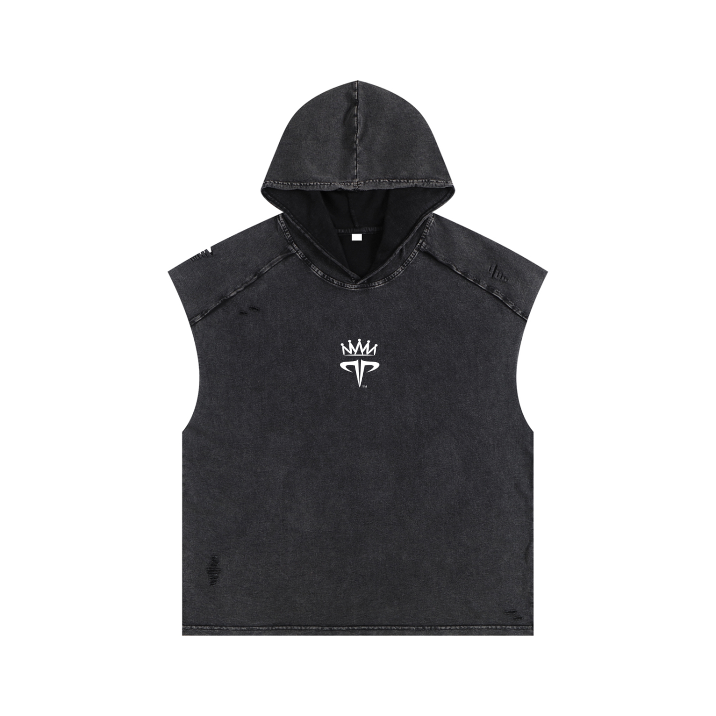 The Sophisticated | Snow Wash | Boxy | Hooded | Tank | 240 GSM