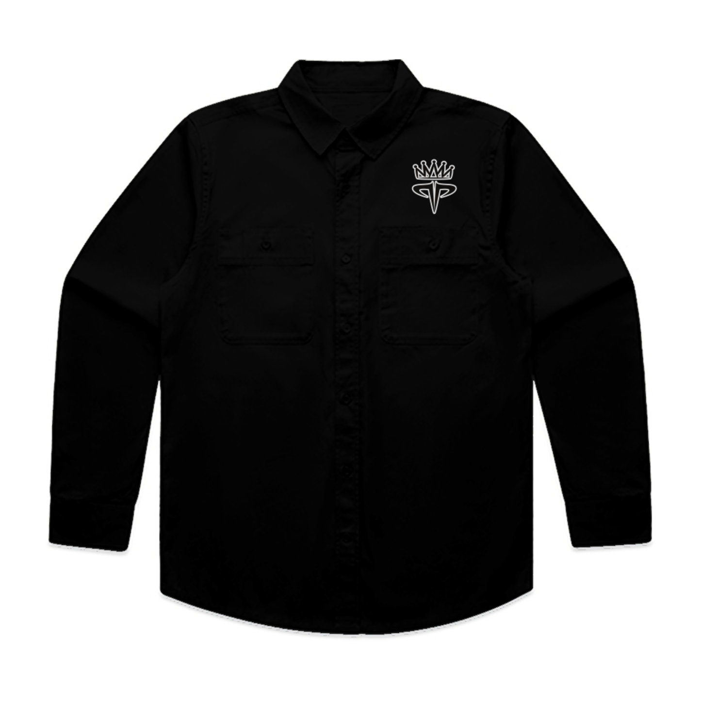 The Sophisticated | Work Shirt | Embroidered | Long-Sleeve