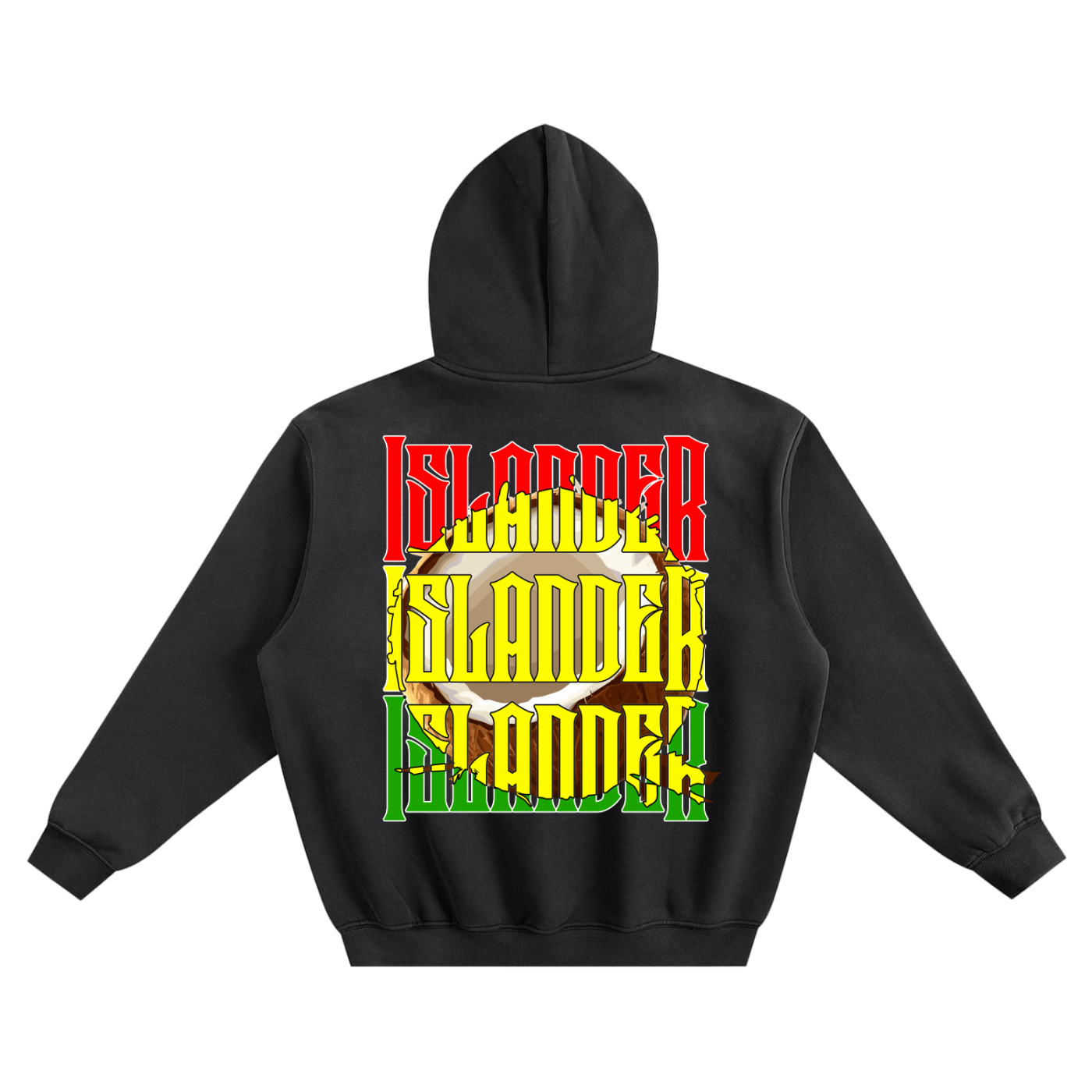 Rasta Islander Box Hoodie