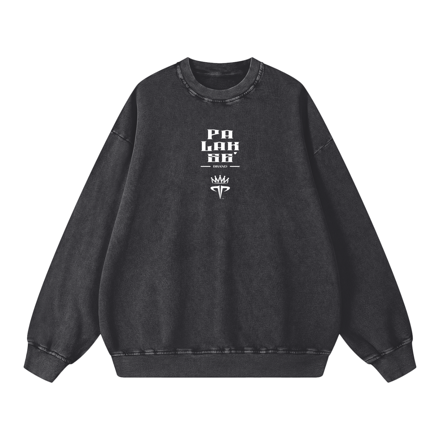 island boy Snow Washed Oversized Sweatshirt