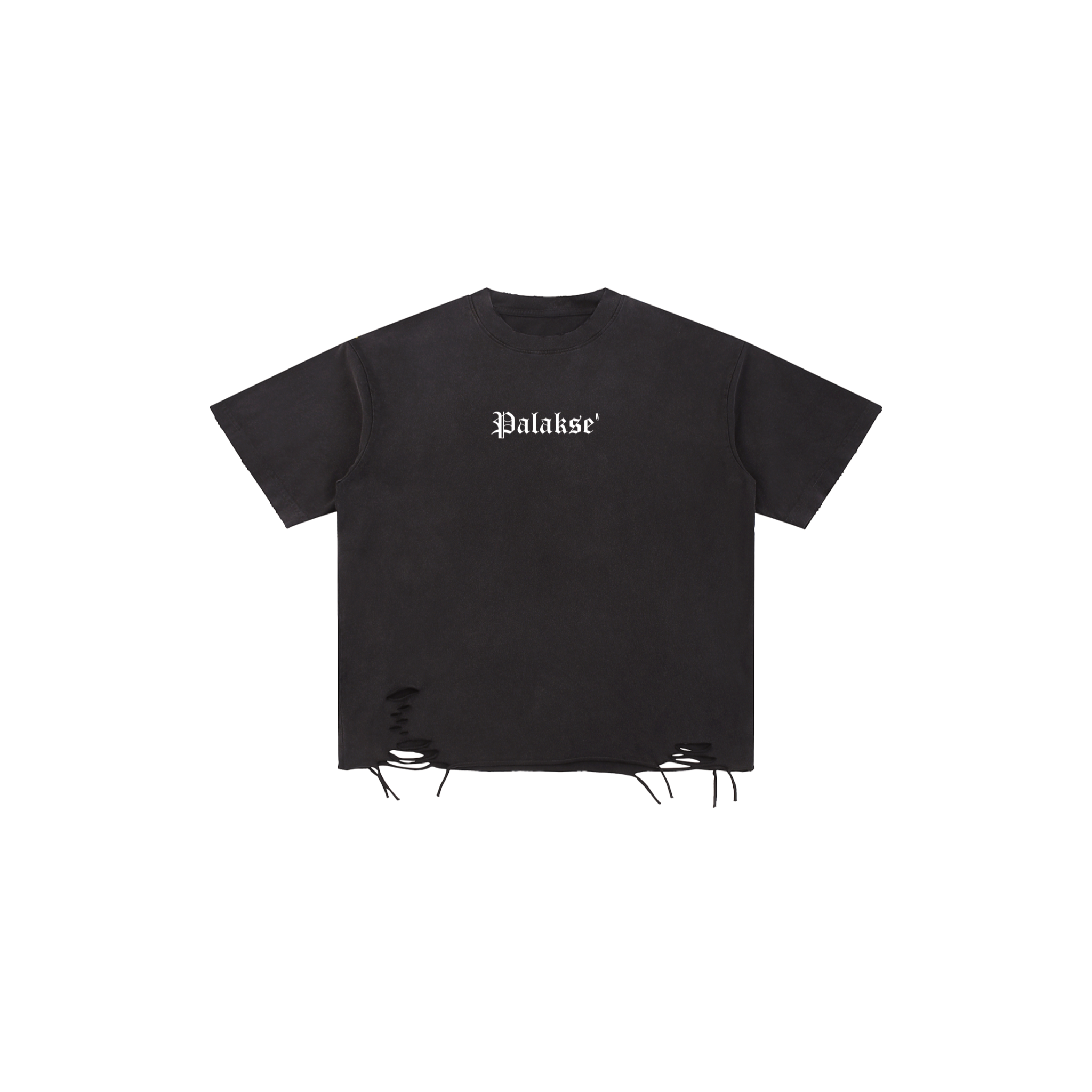 GU 2 Snow Washed Raw-Hem Tee