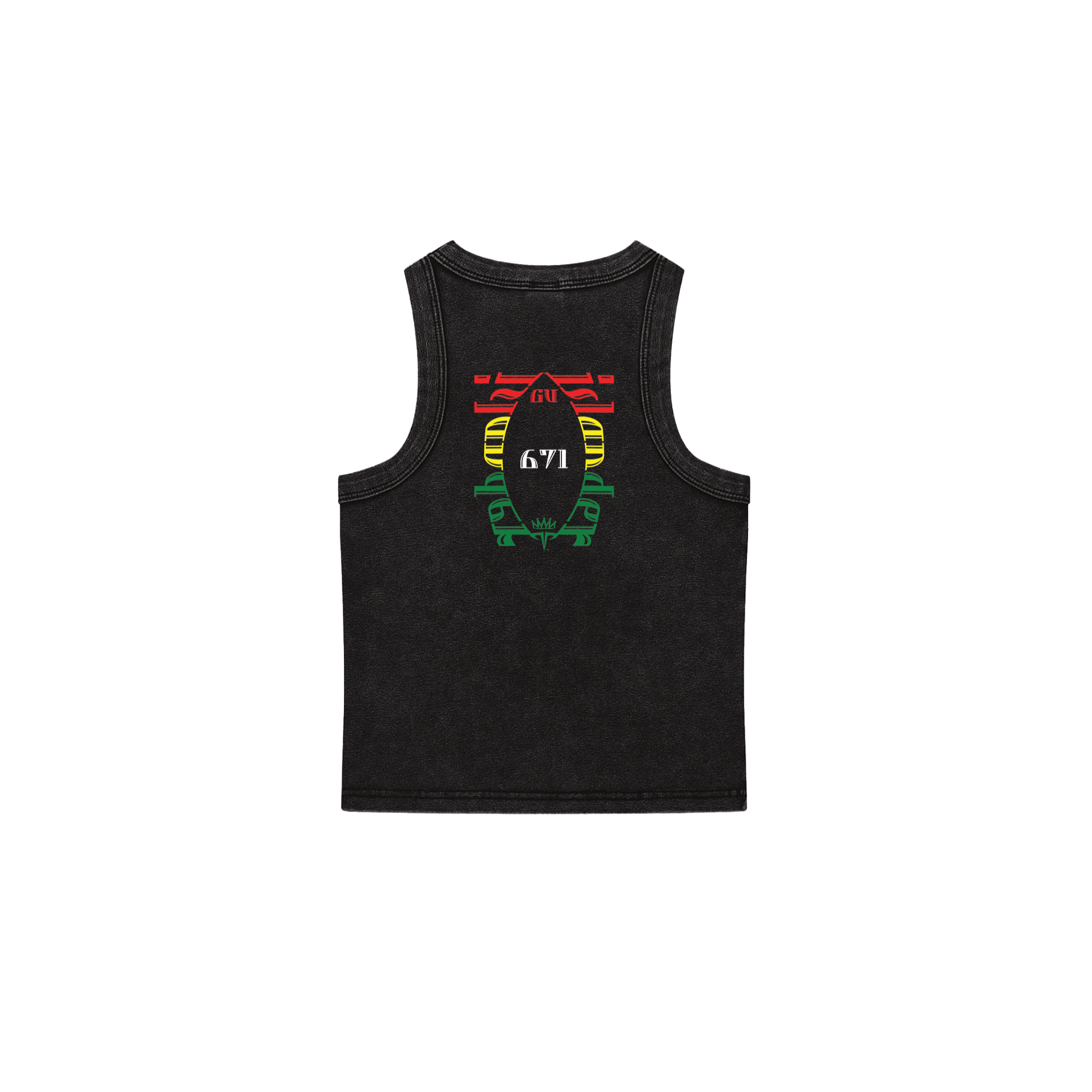 GU 2 Snow Washed Tank Top