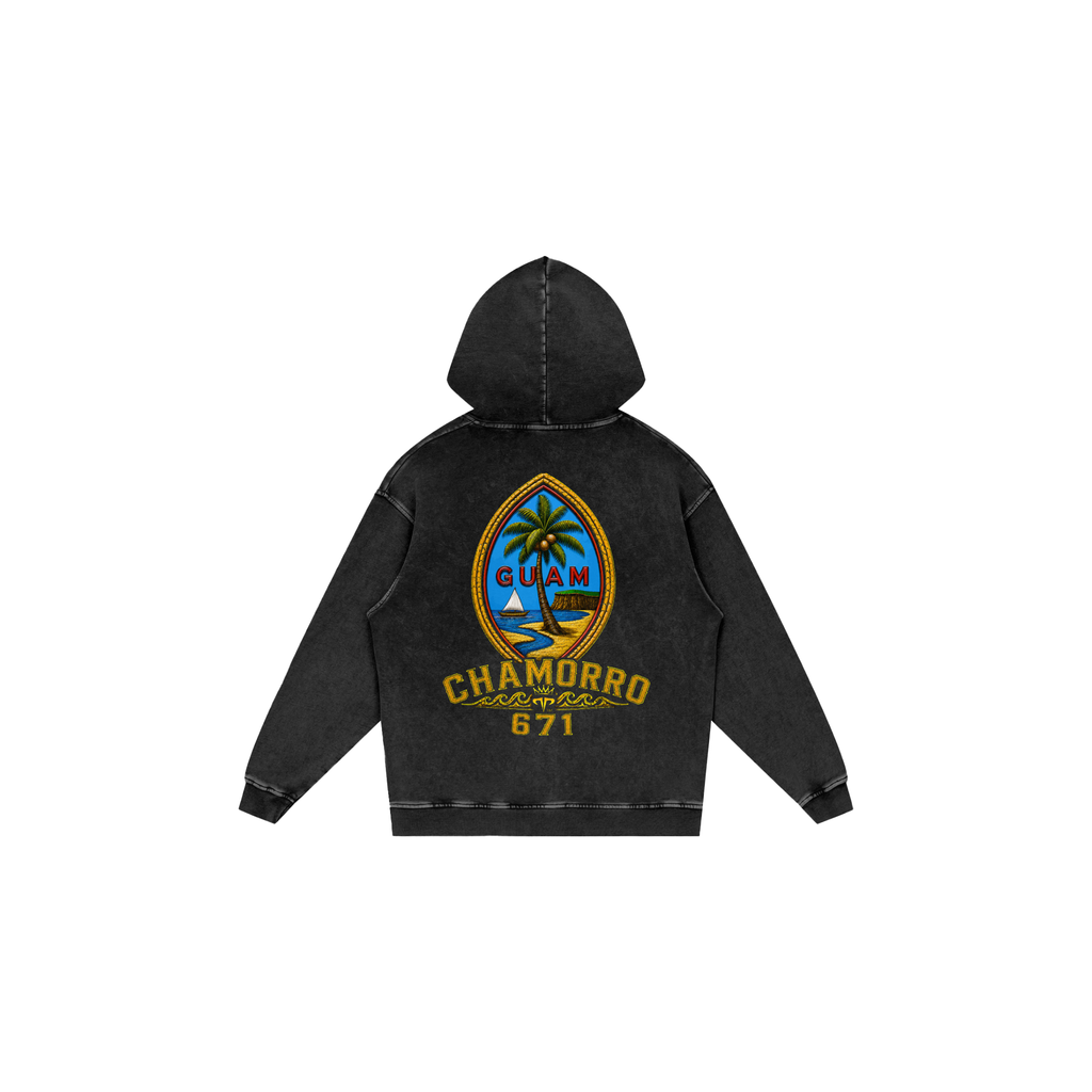 GUAM Snow Washed Hoodie