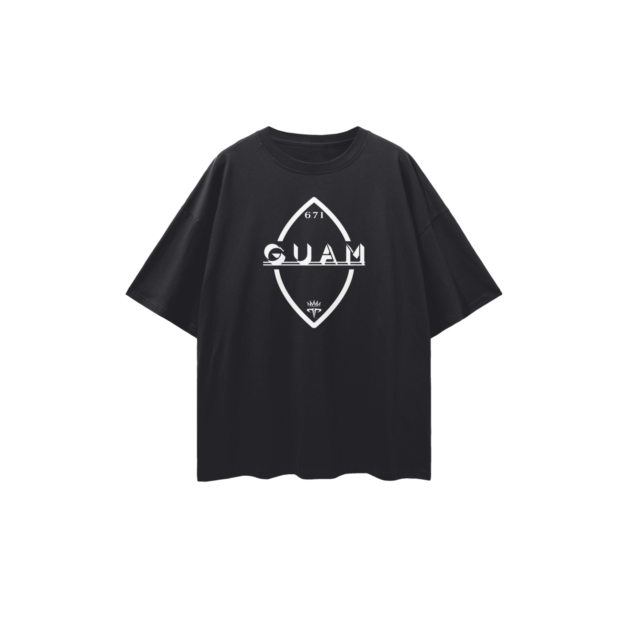 Guam Oversized Deep Drop Shoulder Tee