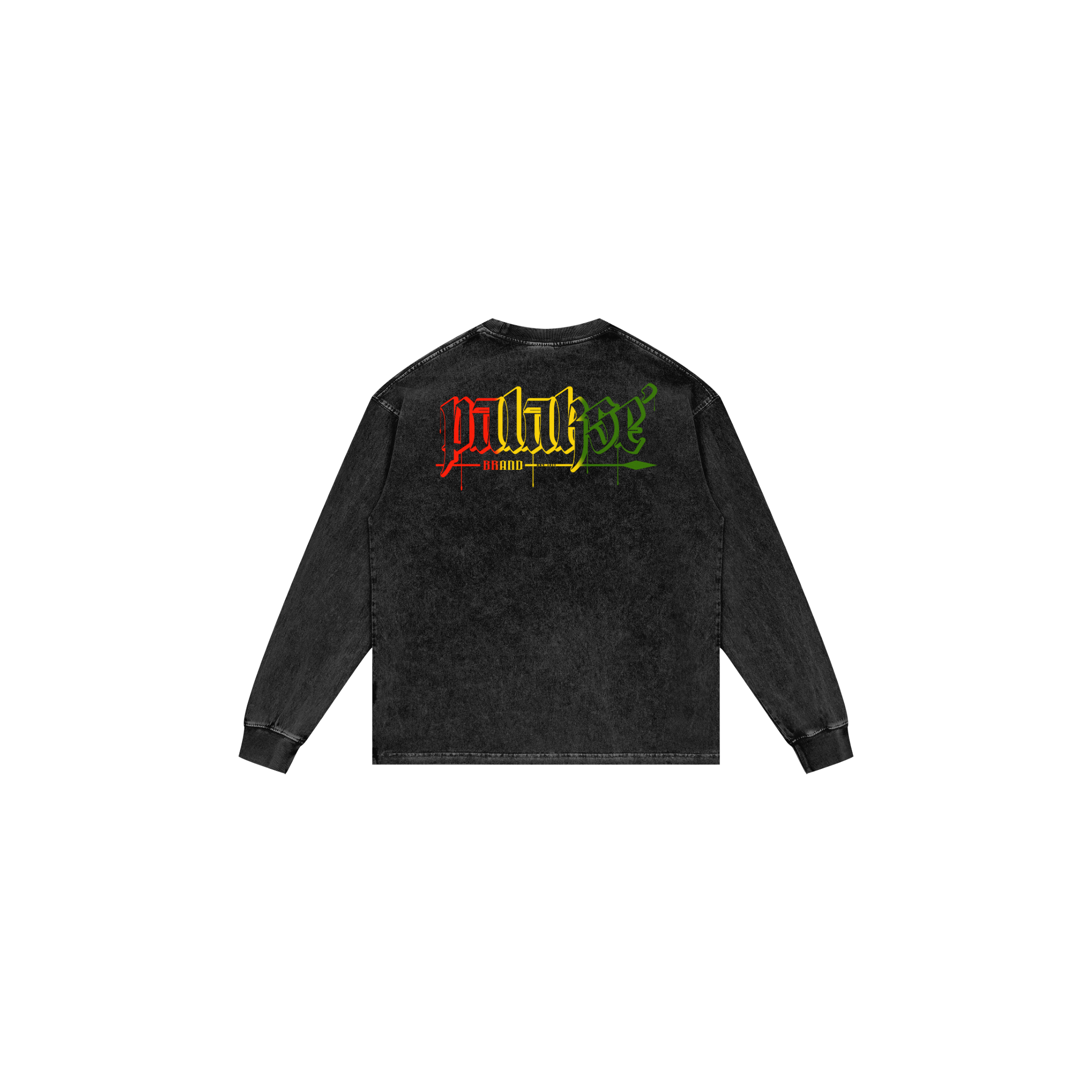 Irie Acid Wash Oversize Long Sleeve Tee