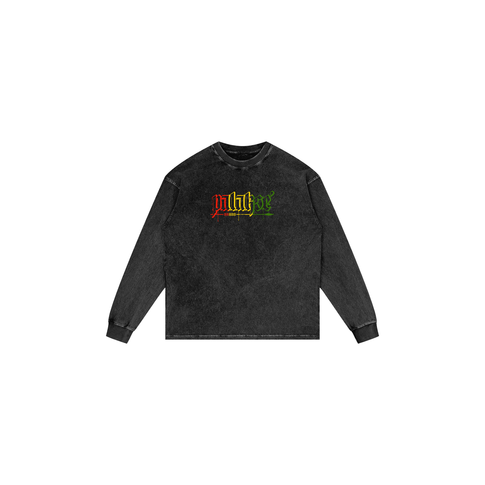 Irie Acid Wash Oversize Long Sleeve Tee