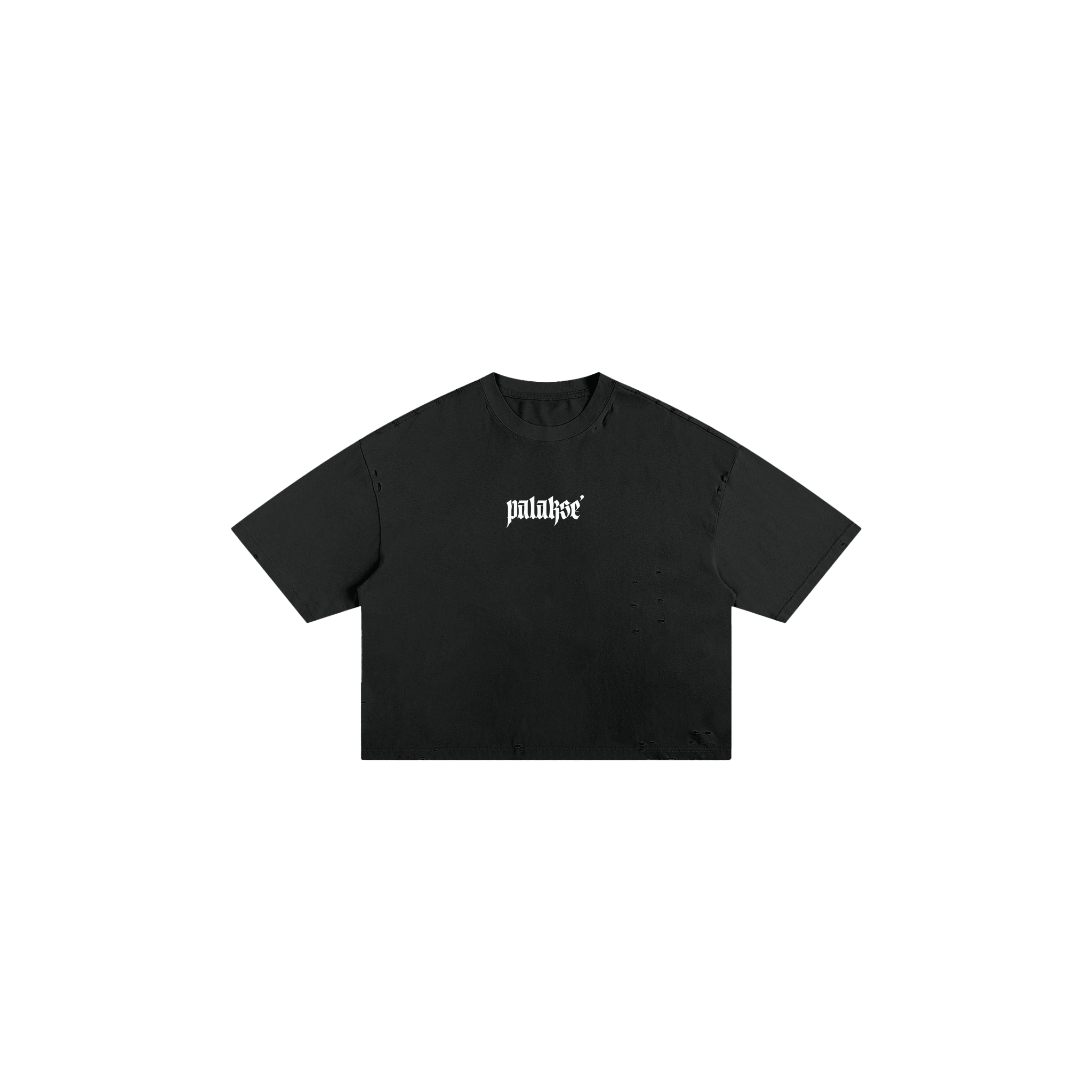 Island Tribal Frayed Boxy Tee