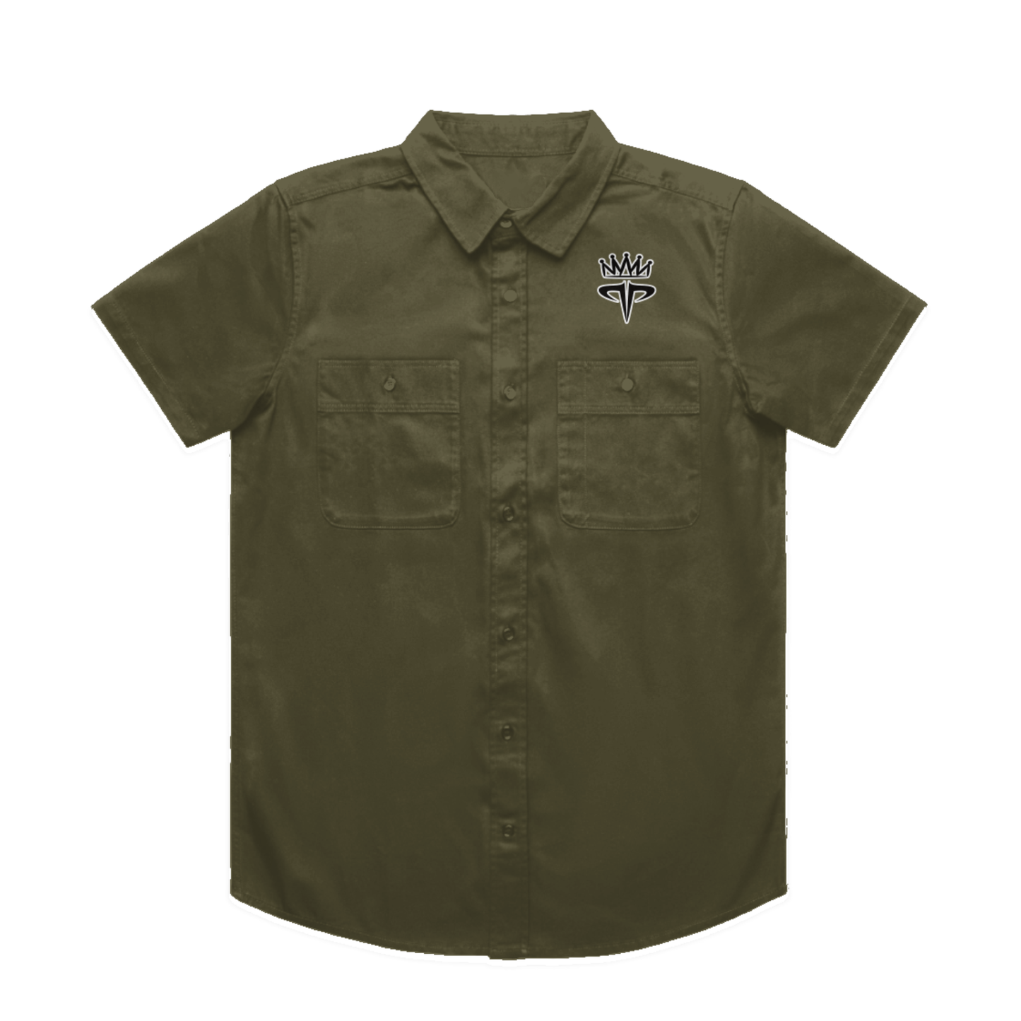 The Sophisticated | Work Shirt | Embroidered | S/S Shirt