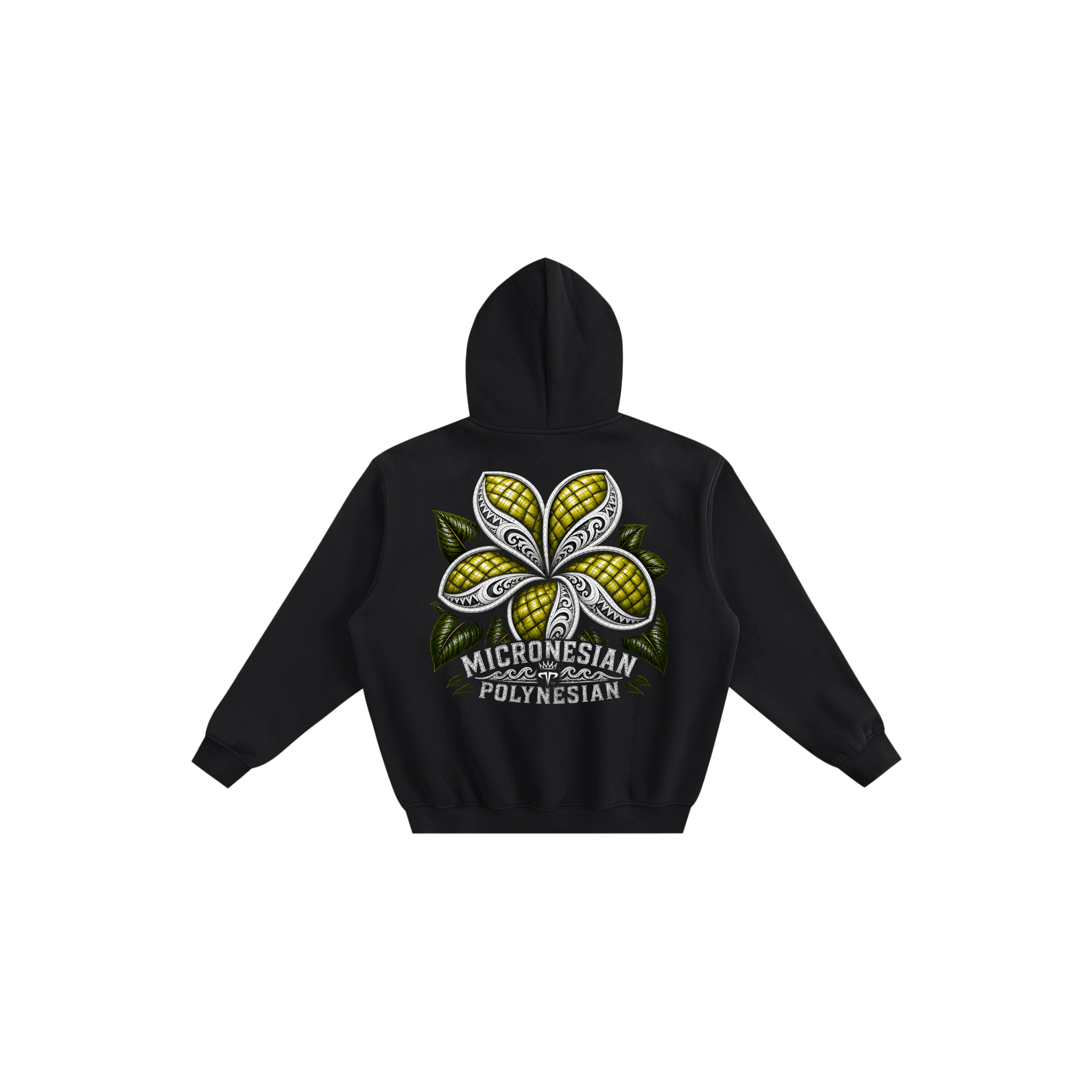Platinum Plumeria Boxy Hoodie