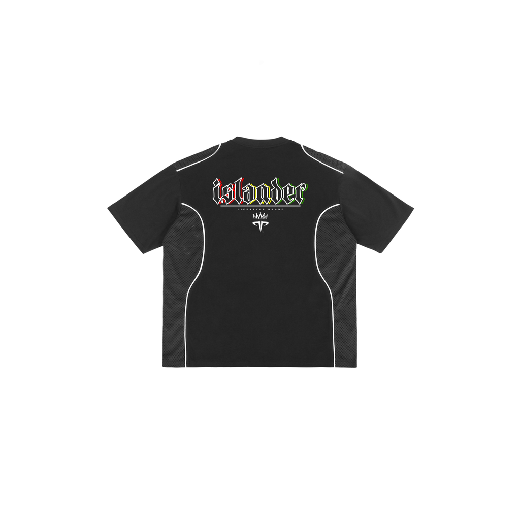 islander Contrast Piped Panel Tee