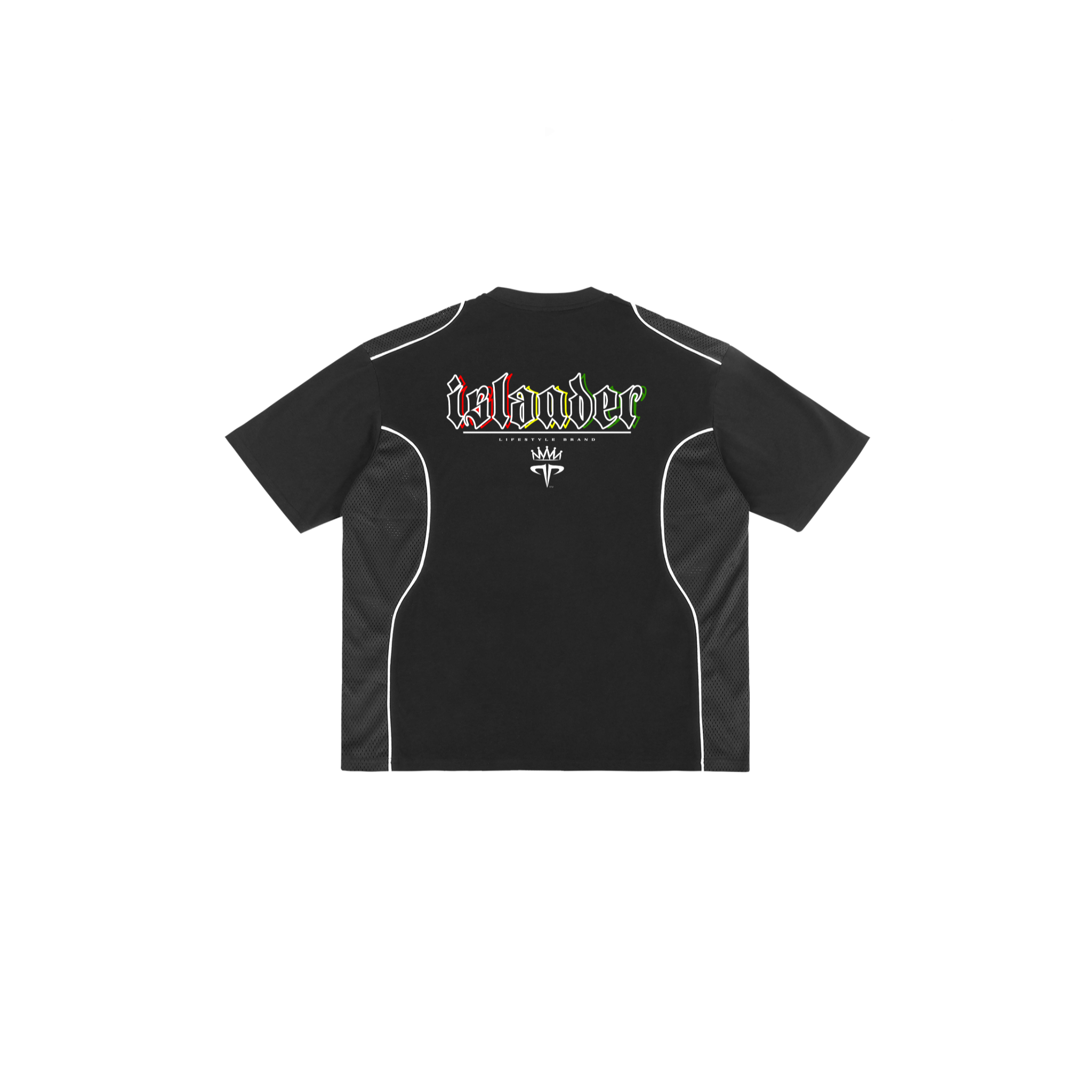 islander Contrast Piped Panel Tee