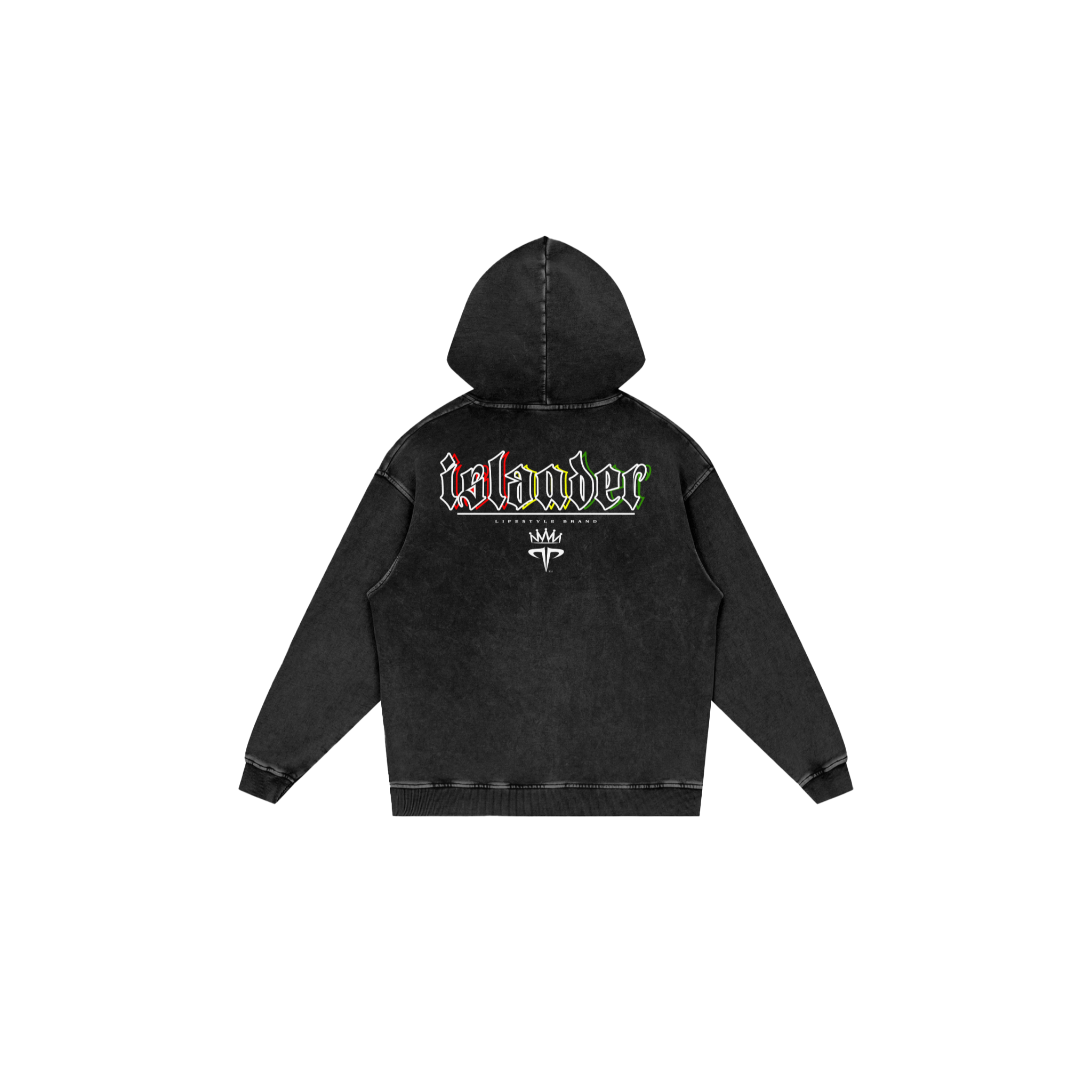 islander Snow Washed Loose Hoodie