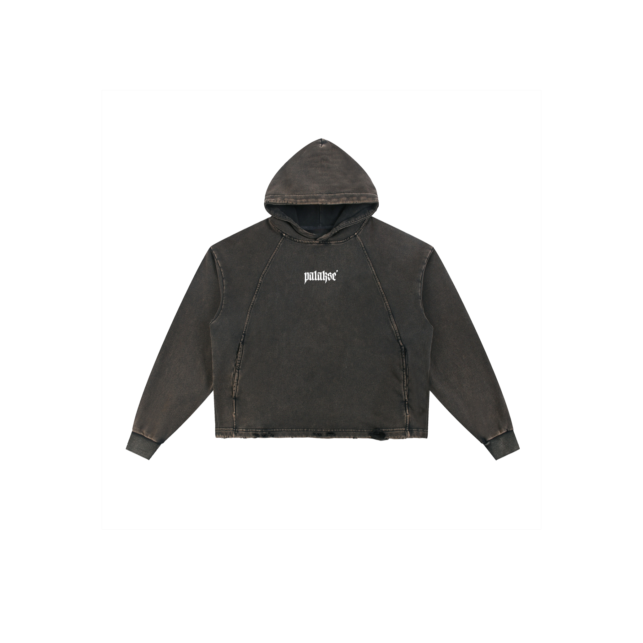 islander Vintage Washed Frayed-Hem Hoodie