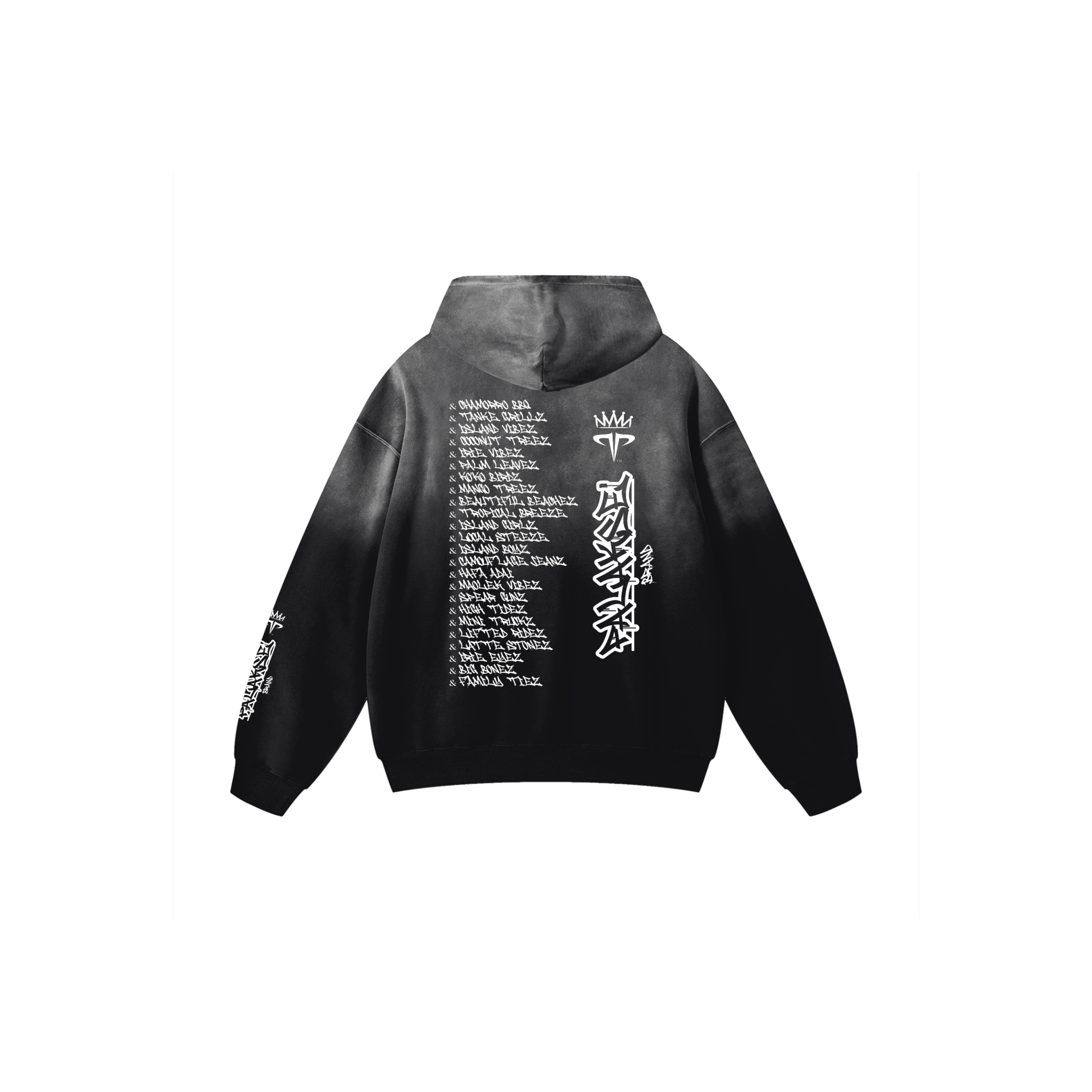 islandvibez Sunfade Oversized Hoodie